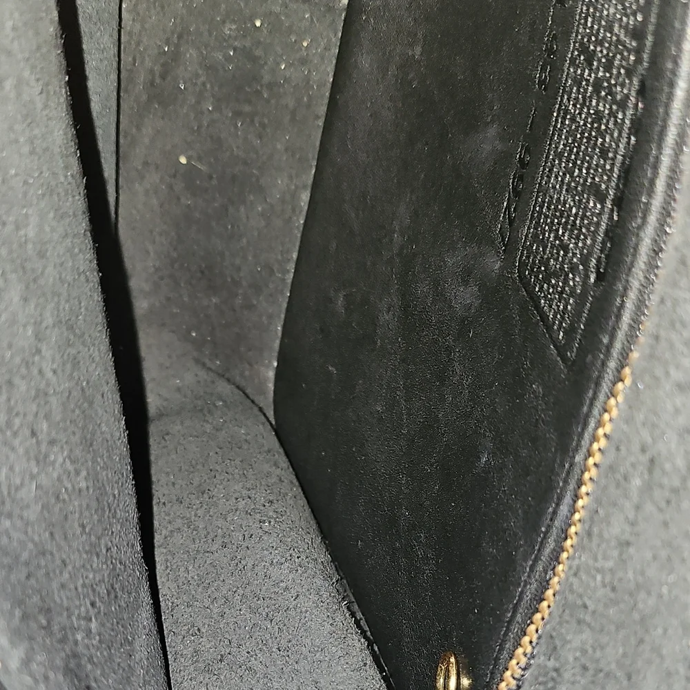 Coach Vintage Willis Black Leather Bag - Picture 7 of 14
